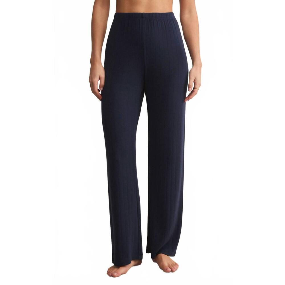 NEW Z LOUNGE classique rib pant in eclipse